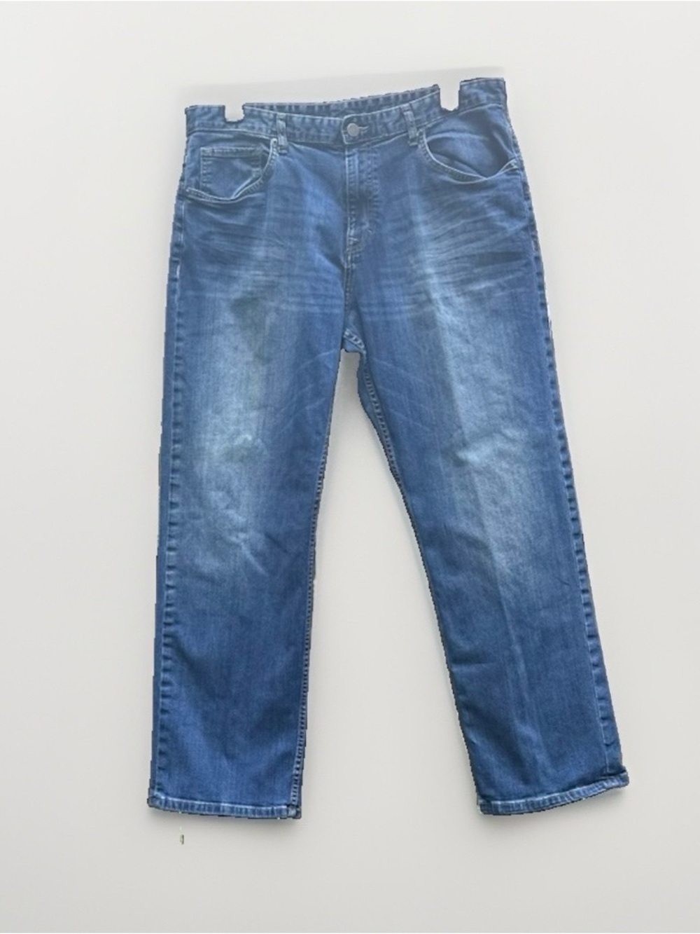 Calvin Klein Jeans Men's Straight-Leg Blue Denim